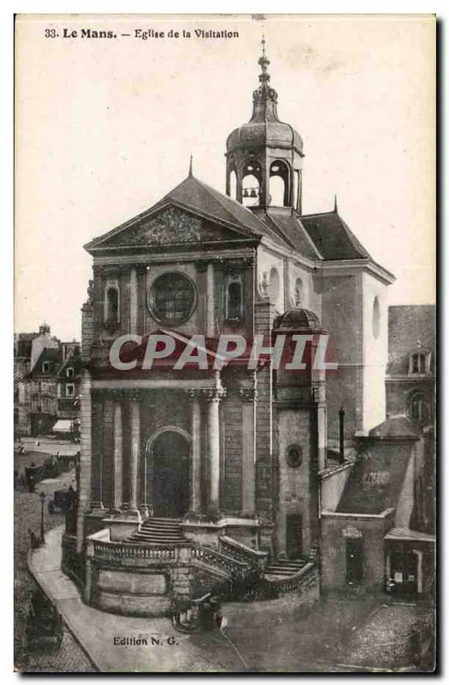 Le Mans — Igreja da Visitação — Edição N. G. - Frente