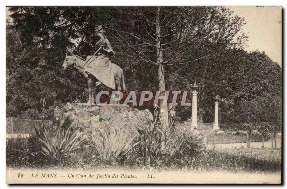 Le Mans — Ein Stück des Jardin des Plantes — LL - Vorderseite