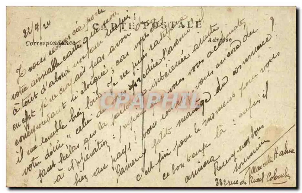 Paris — O Grand Palais — J. M. T. Parts, n°2 - Verso