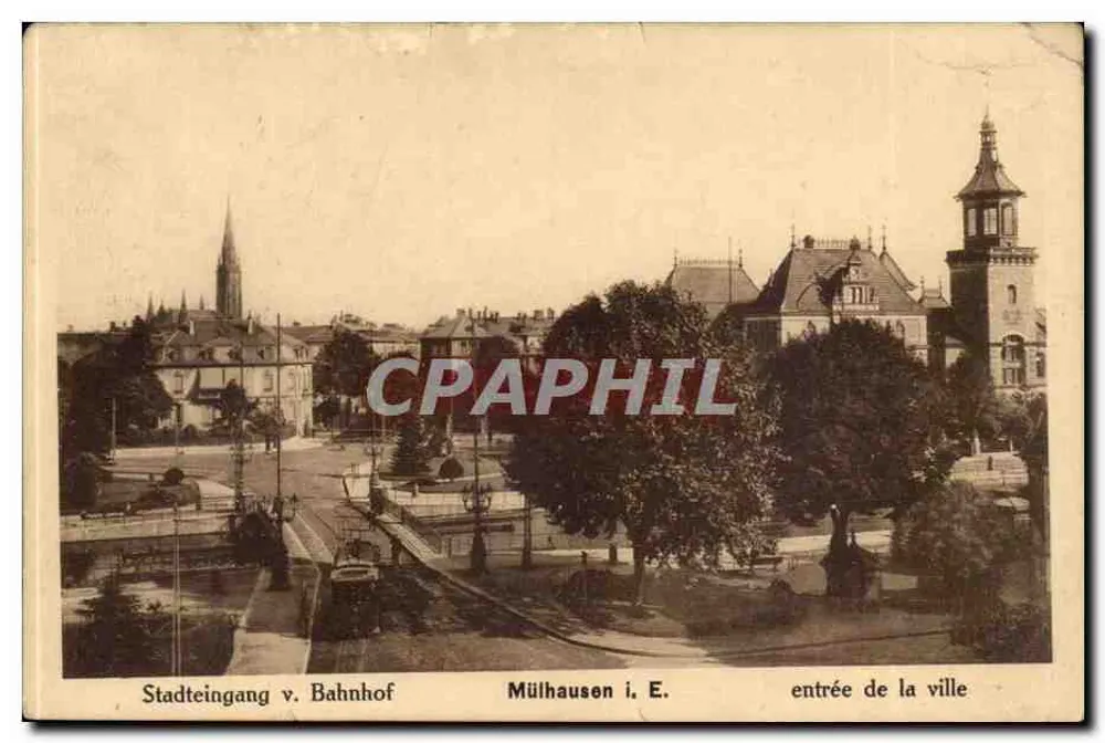 Stadtanfang — Mulhausen i. E. — Verleger nicht sichtbar - Vorderseite
