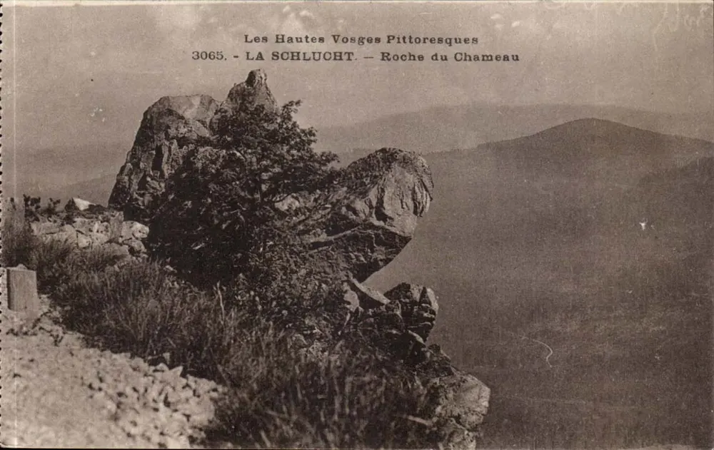 As Altas Vosges Pitorescas — Roche du Chameau — 3065 — Éditions C. L. B. Béangcop - Frente
