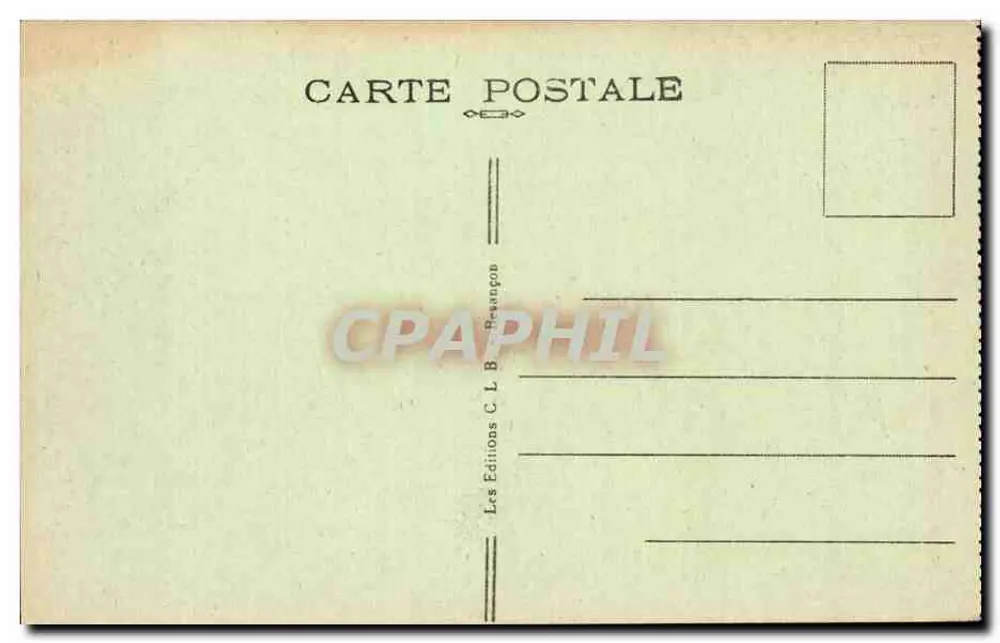 As Altas Vosges Pitorescas — Roche du Chameau — 3065 — Éditions C. L. B. Béangcop - Verso