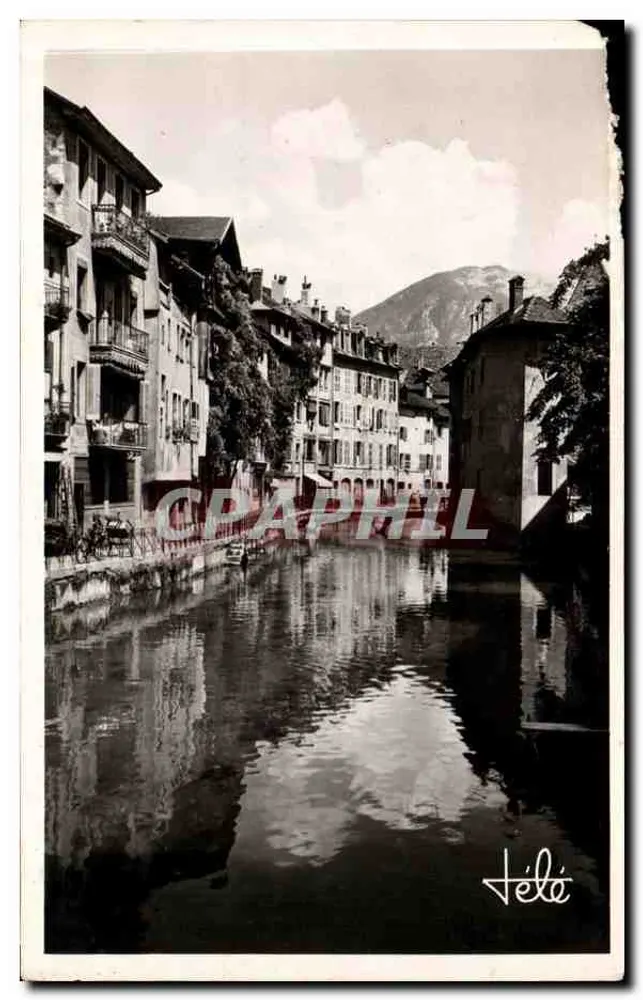 Annecy — Palast der Insel und alte Kanäle — Editions TELE, Léon Blync - Vorderseite