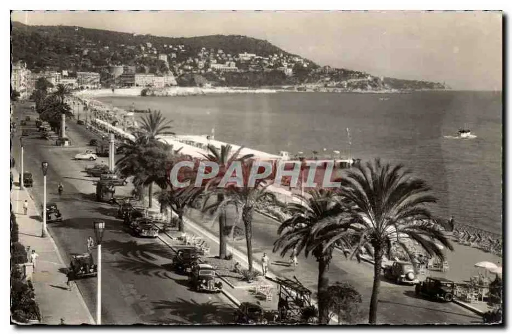 La Promenade des Anglais und Mont-Boron — Nice — Verlag L. Olletta & Cie - Vorderseite
