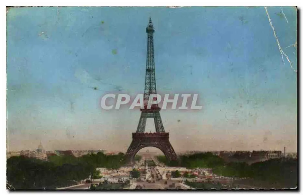 A Torre Eiffel — Paris — Edições Superlative Française - Frente
