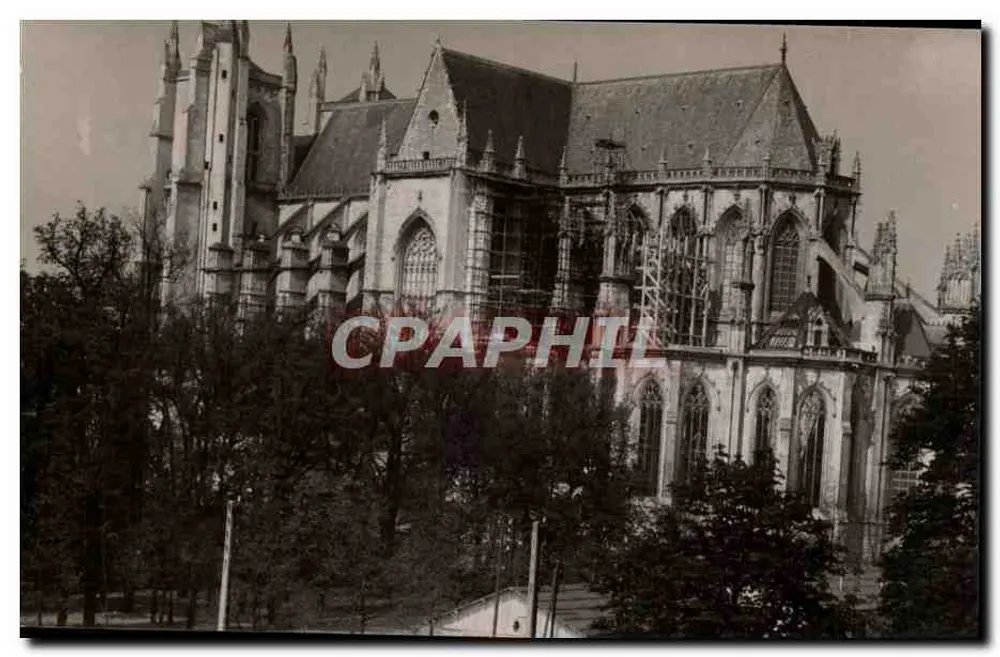 Nantes — Die Kathedrale vom Cours Saint-Pierre aus — Fotografie - Vorderseite