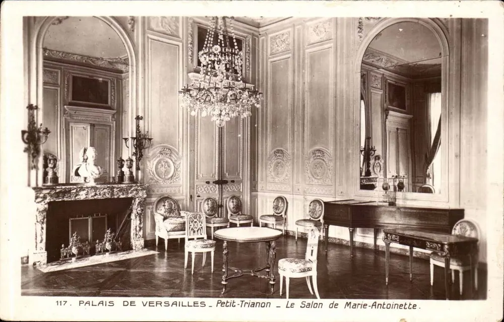 Schloss Versailles - Petit-Trianon - Salon von Marie-Antoinette — anonymer Verlag, Nr. 117 - Vorderseite