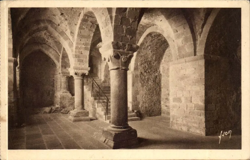 Cripta do Aquilão — Mont Saint-Michel (Manche) — Éditions d'Art YVON - Frente