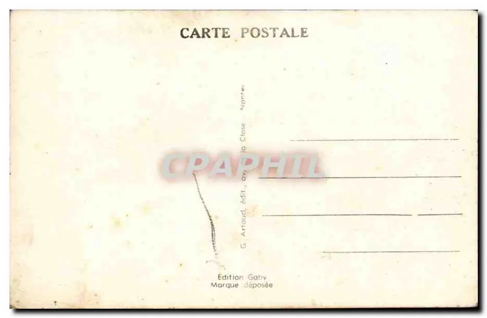 Le PUY de DOME — Ansicht vom Plateau der Baraque — G. GATY - Rückseite