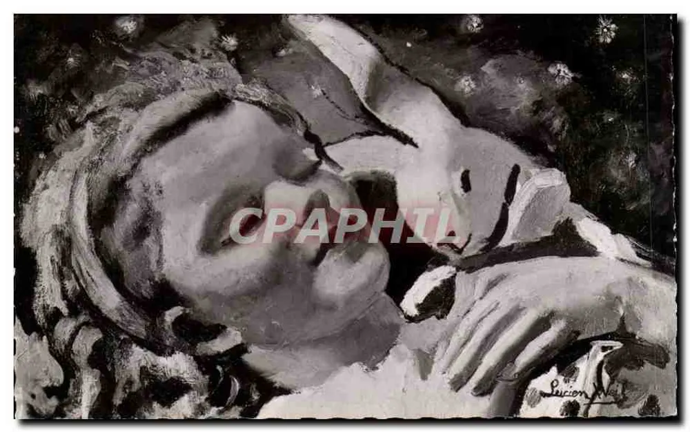 Schlafende Frau — Werk von Lucien Weil — Sammlung der Laboratoires R. Le Marchand - Vorderseite