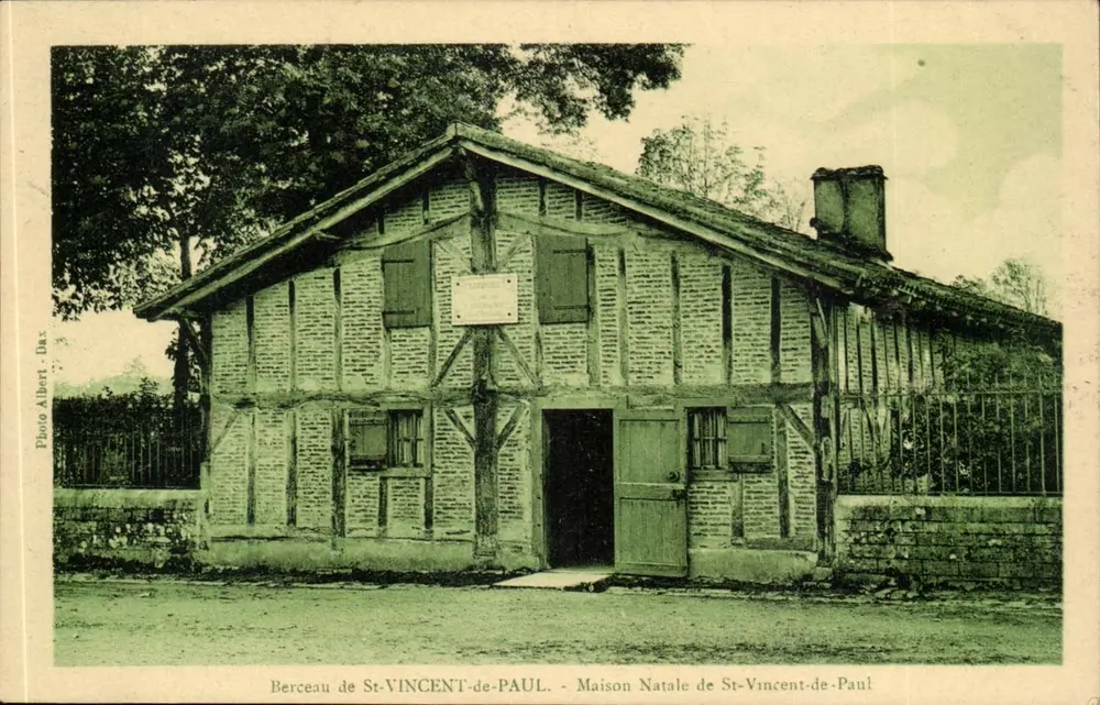 Berço de São VINCENTE-de-PAUL — Casa Natale de São Vincente-de-Paul — Foto Albert - Dax - Frente