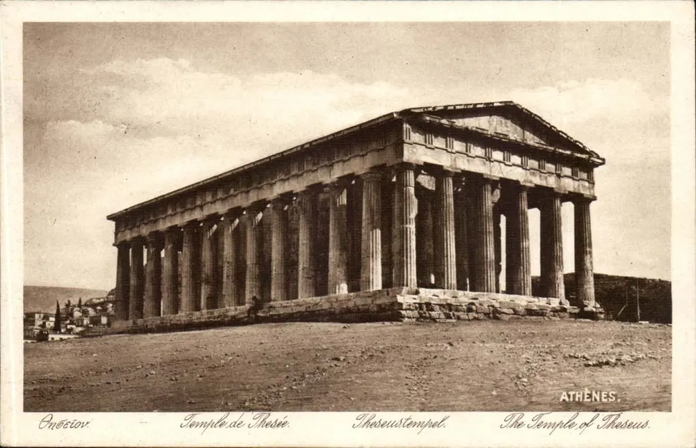 Templo de Teseu — Atenas — editor Onosiov, número de série não visível - Frente