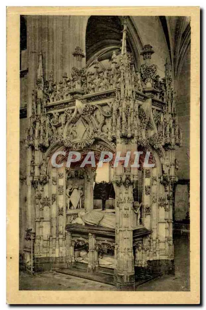 Grab von Marguerite von Österreich — Kirche von Brou — Édition des Monuments Historiques - Vorderseite