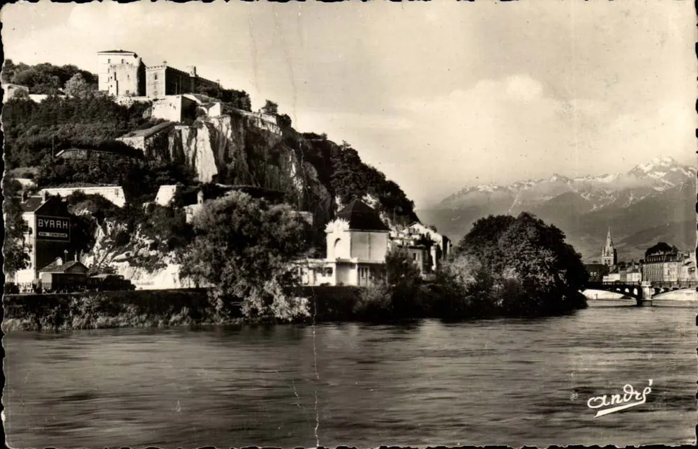 Grenoble — Der Fort Rubot, Isère und die Alpen — Édition d'Art Grenoble - Vorderseite