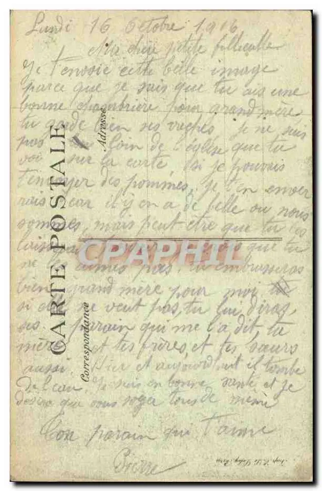Saint-Dizier — Kerk van Onze Lieve Vrouw — Antieke ansichtkaart n°3023 - Achterkant