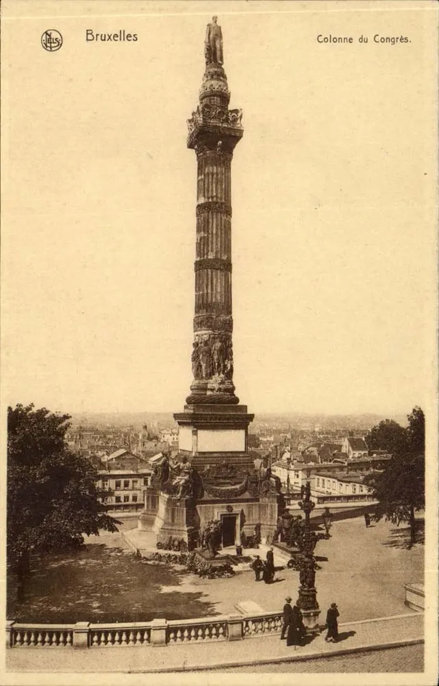 Brüssel — Säule des Kongresses — Verlag Nels - Vorderseite