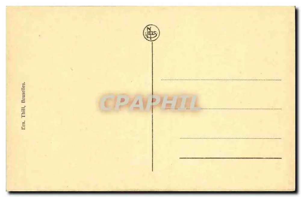 Brüssel — Säule des Kongresses — Verlag Nels - Rückseite