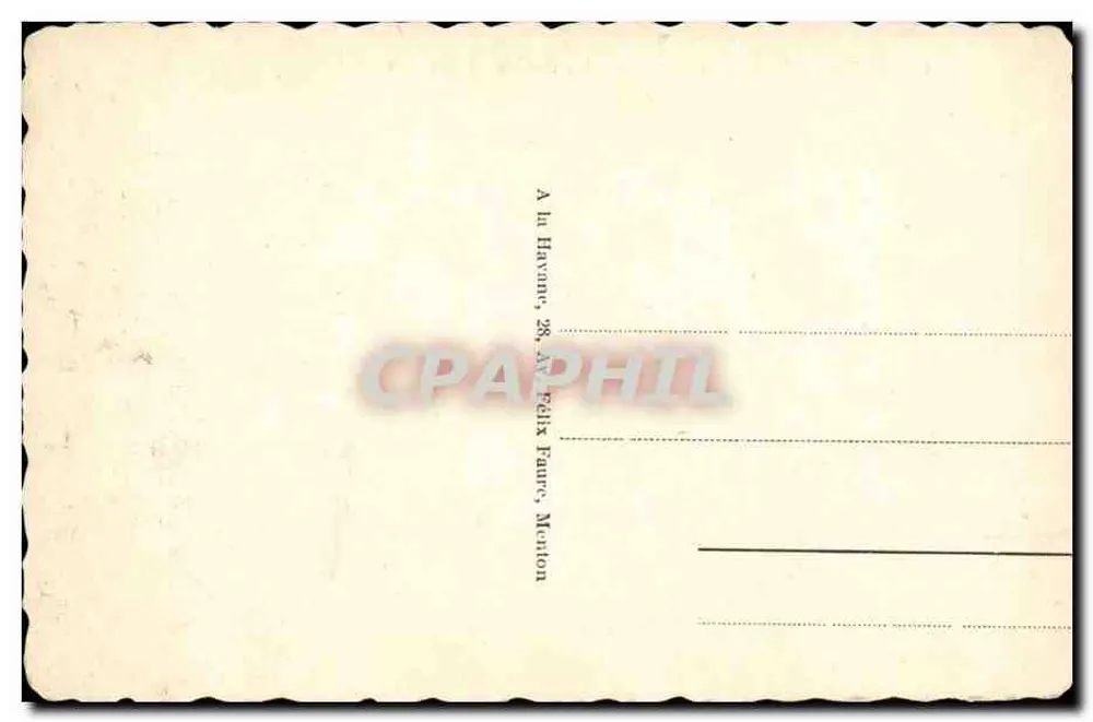 Menton - Die blühenden Parterres der Casino-Gärten — unbekannter Verlag, Nr. 9 - Rückseite