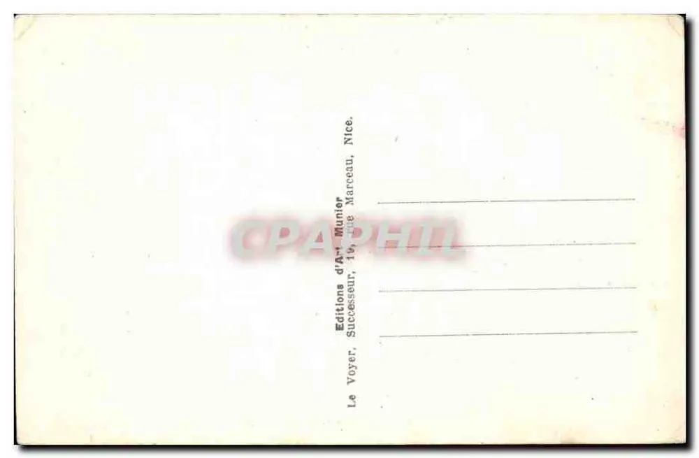 Menton — Vista geral, tirada do cabo Martin — Foto Munier, n°174 - Verso