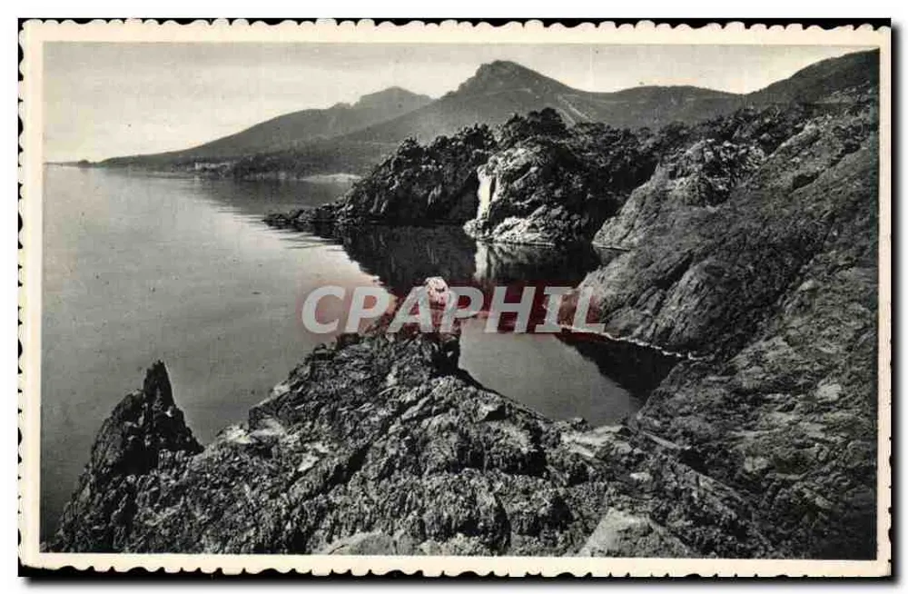 Die Felsen von Trayas, der Pic Aurèle und der Cap Roux — Die Côte d'Azur — Inhouse Produktion Repla-Nice - Vorderseite