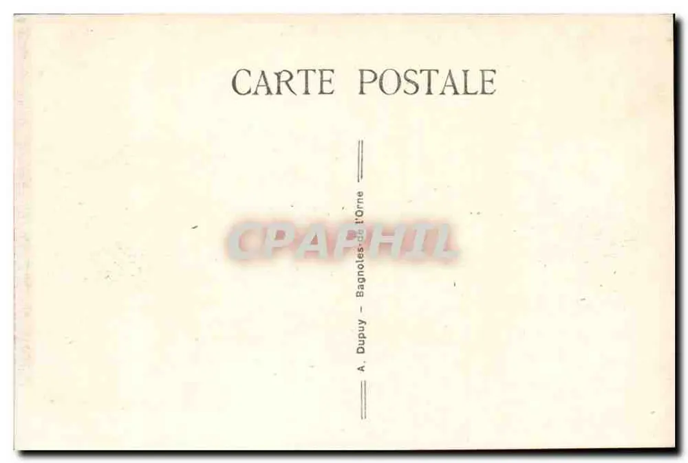 Bagnoles-de-l'Orne — Via del Dante — A. Dupuy - Verso