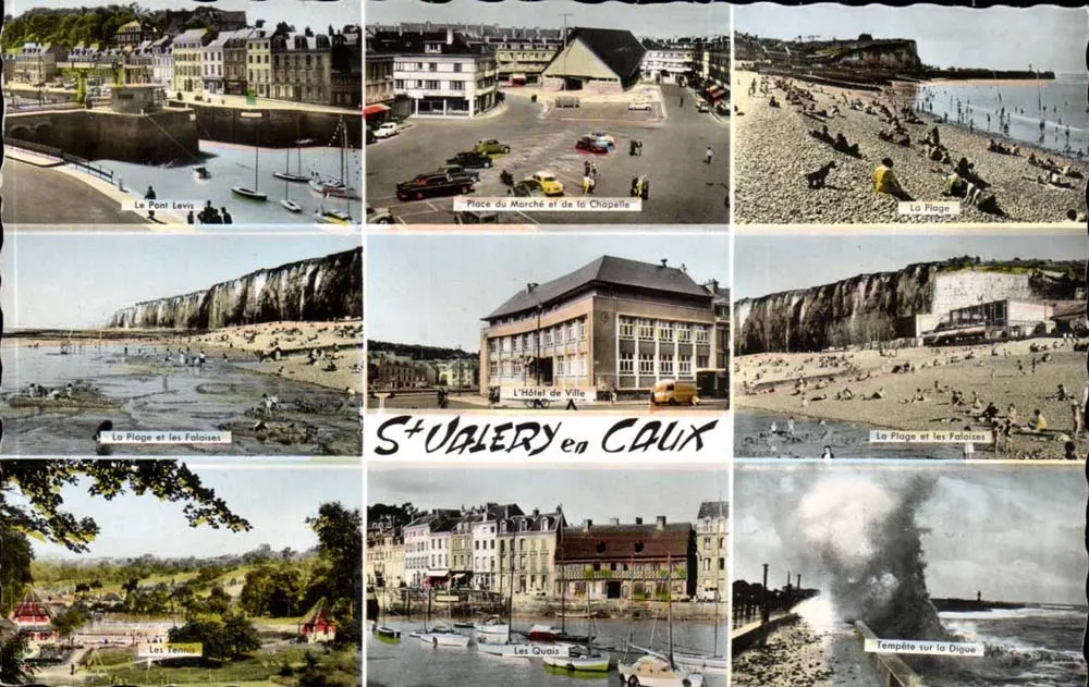 Saint-Valery-en-Caux — vista panorâmica — Cîn des Arts Photométriques, Paris - Frente
