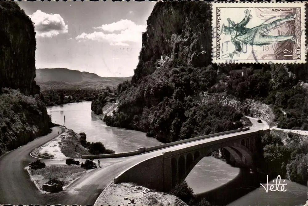 Brücke von Balme — nahe dem Tunnel der Dent du Chat — Éditions Télé — Impasse du Bal — Aix-les-Bains - Vorderseite