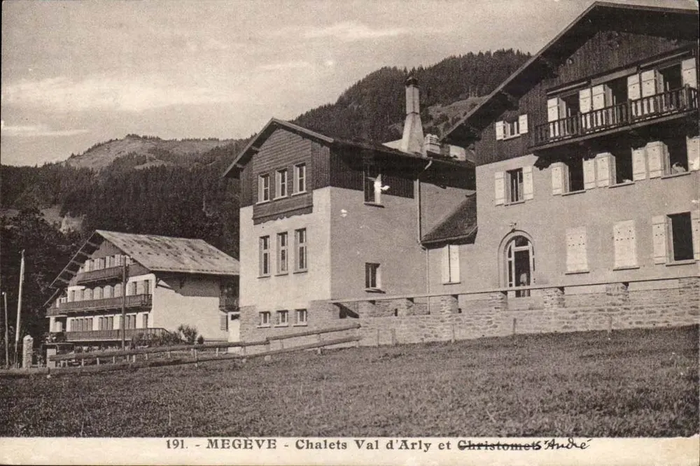 Mégeve - Chalets Val d'Arly e Christomets André - Frente