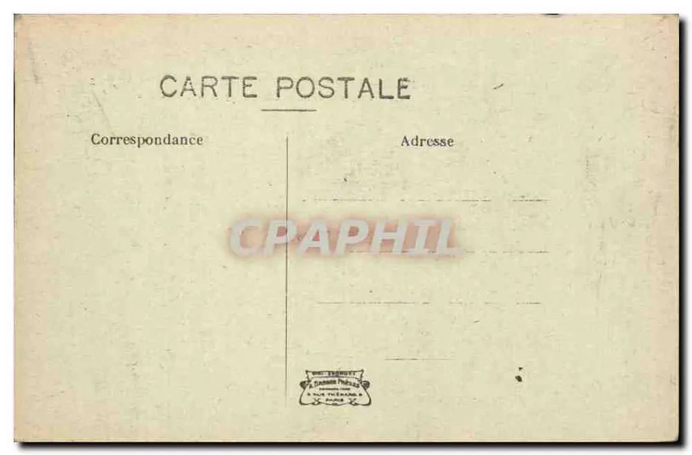 Senlis — Ruinen des Alten Schlosses — Prämonstratenserstift Saint-Louis — Eigentum von Herrn Graf Turquet de la Boisserie - Rückseite
