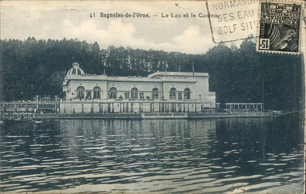Bagnole-de-l'Orne — Der See und das Casino — Verlag Nollin & Cie, n°41 - Vorderseite