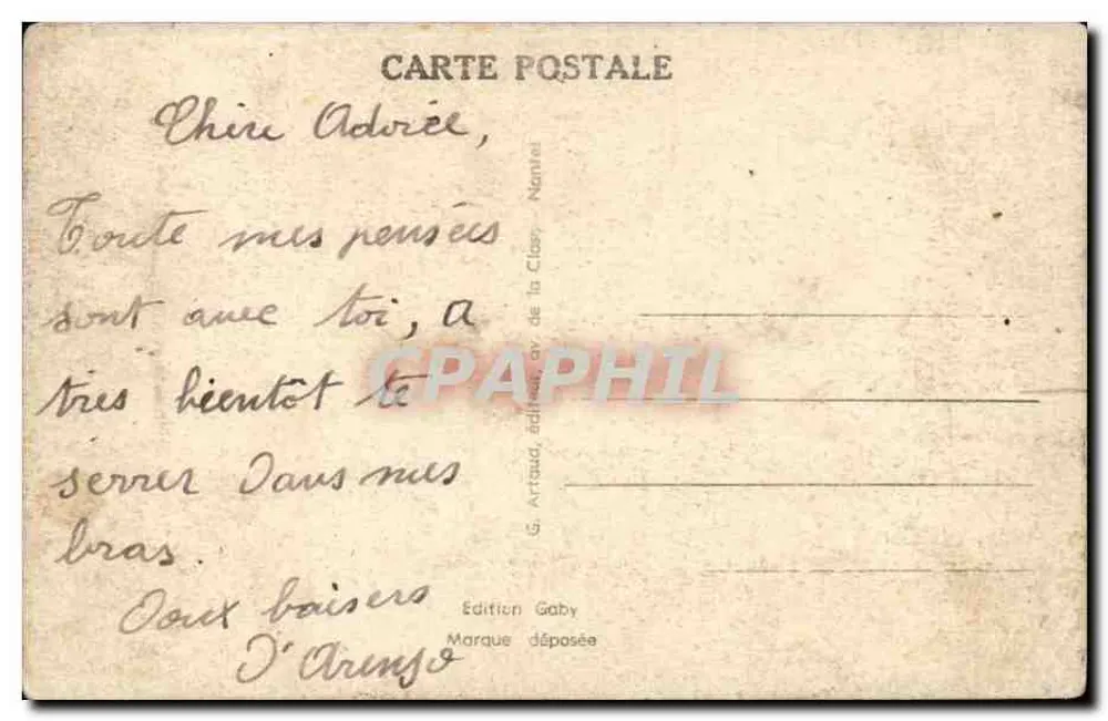 Bagnoles-de-l'Orne (Orne) — O Estabelecimento Termal — Gaby, n°53 - Verso