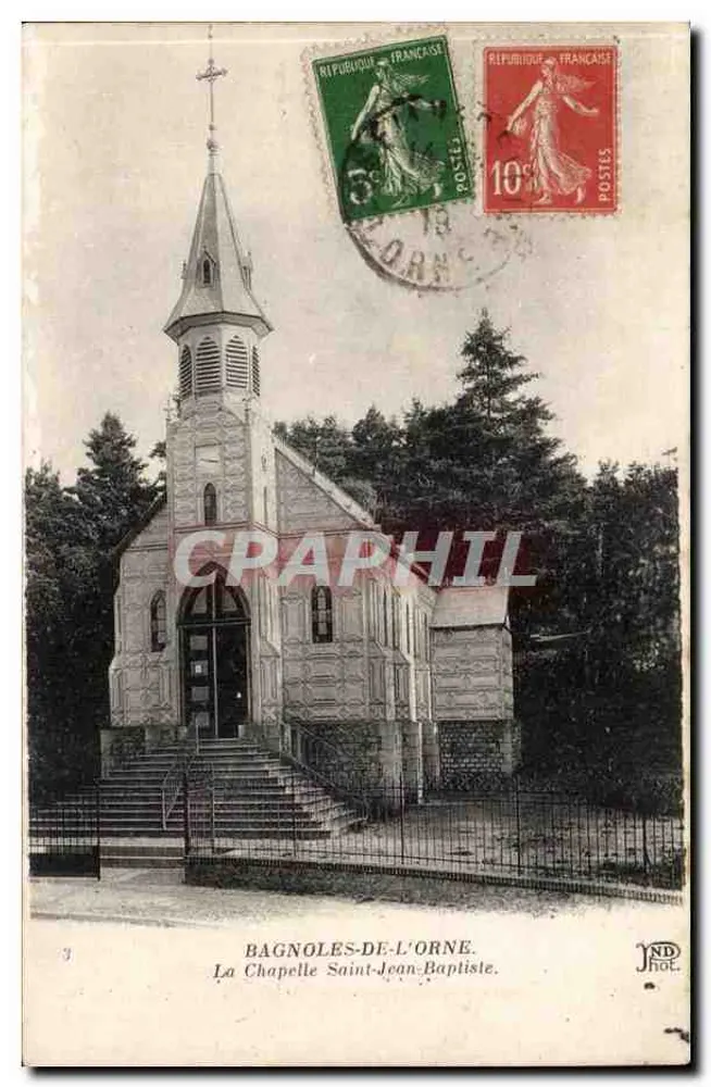 Bagnoles-de-l'Orne — Die Kapelle Saint-Jean-Baptiste — JND Phot. - Vorderseite