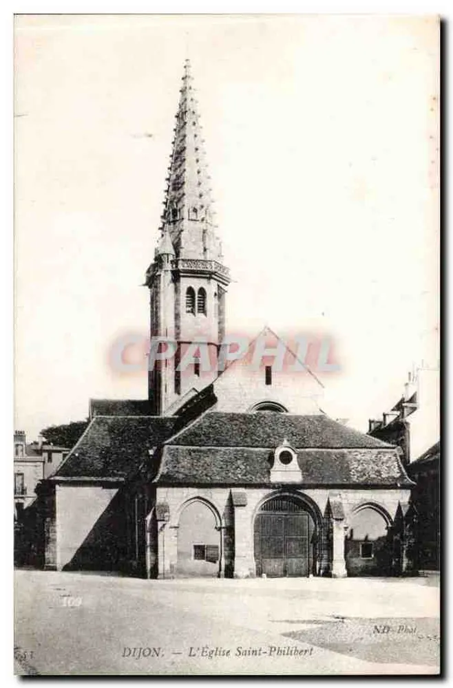 Dijon — Igreja de São Filiberto — ND-Phat, n° 109 - Frente