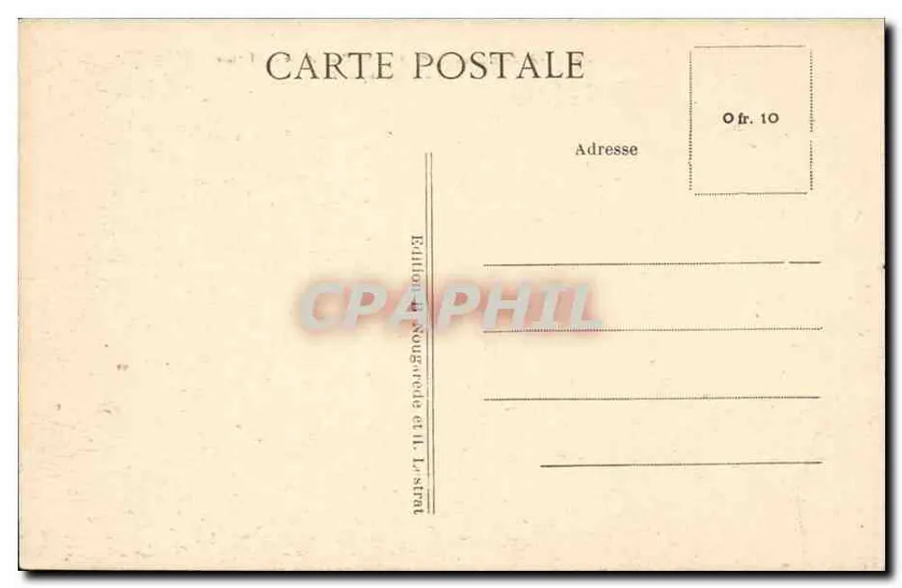 Chemin des Dames — Plateau de Californie — Edition von Rougredé et L. Strat - Rückseite