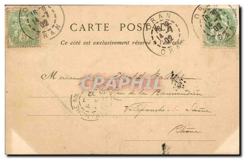 Oran — Een Moskee — Collections.ND Fot. n°16 - Achterkant