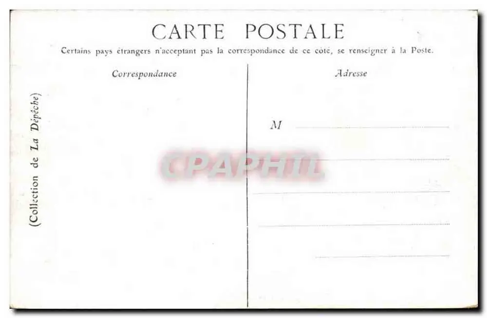 Toulouse — Allgemeiner Blick und Pont Saint-Michel — Sammlung von La Dépêche - Rückseite