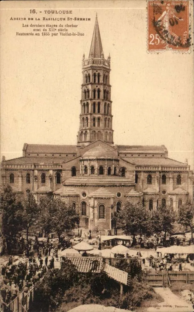 Toulouse — Apsis der Basilika Saint-Sernin — Verlag Labouche Irédes, Nr. 16 - Vorderseite