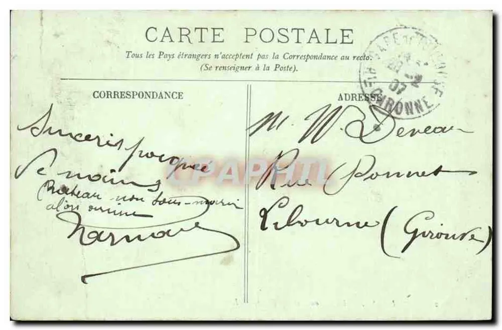 Toulouse — Die Garonne und die Brücken — LL. - Rückseite