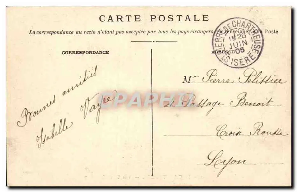 La Chartreuse — Vista Geral — Chasayn - Verso