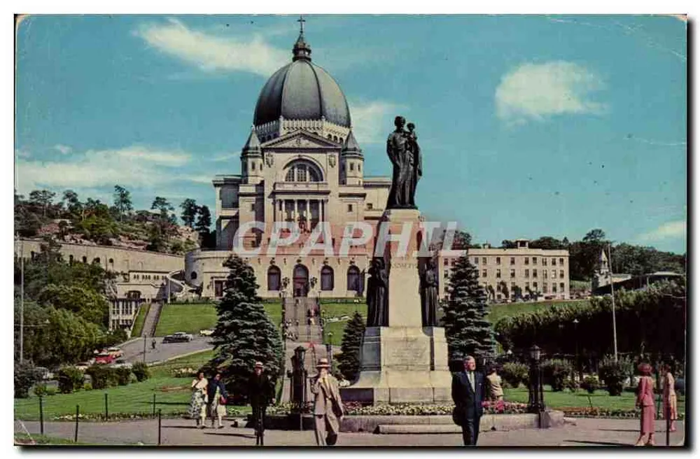 Oratorio de San José del Mont-Royal — Montréal, Canadá — Souvenir Agencies Ltd. - Anverso