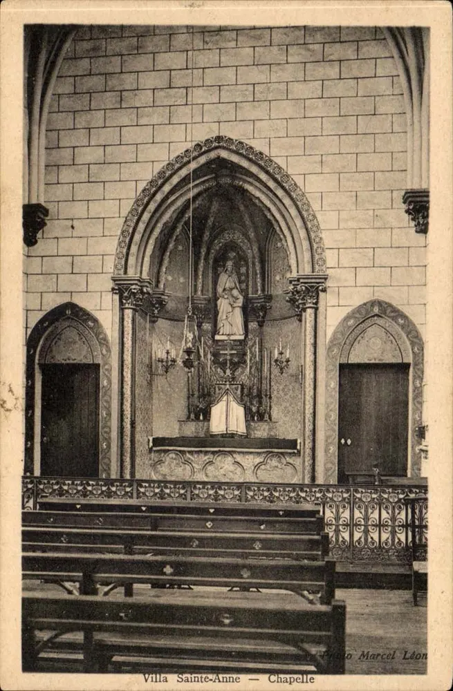 Villa Sainte-Anne — Capela — Foto Marcel Léon - Frente
