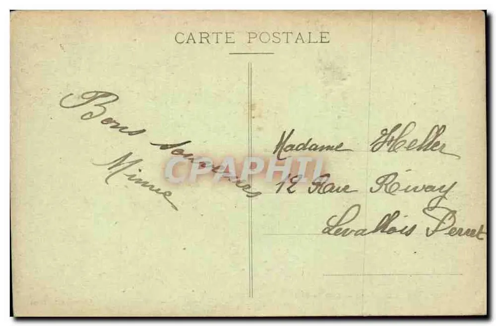 Castelo de ANET (E.-et-L.) - Vista tirada do Parc - G. Ponceault, editor, Dreux - Verso