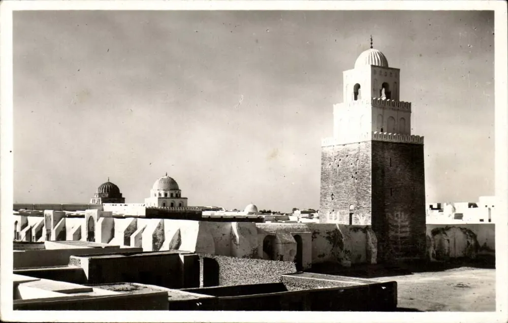 Kairouan — Große Moschee (Allgemeiner Blick) — Edition La Cigogne, 20 boulevard Carnot, Alger - Vorderseite