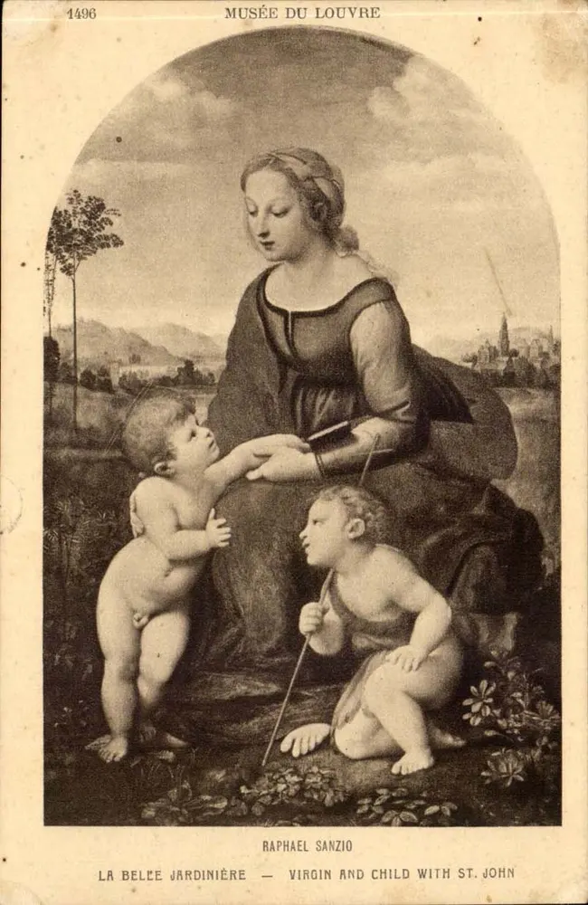 Die Schöne Gärtnerin — Raphael Sanzio — Musée du Louvre - Vorderseite