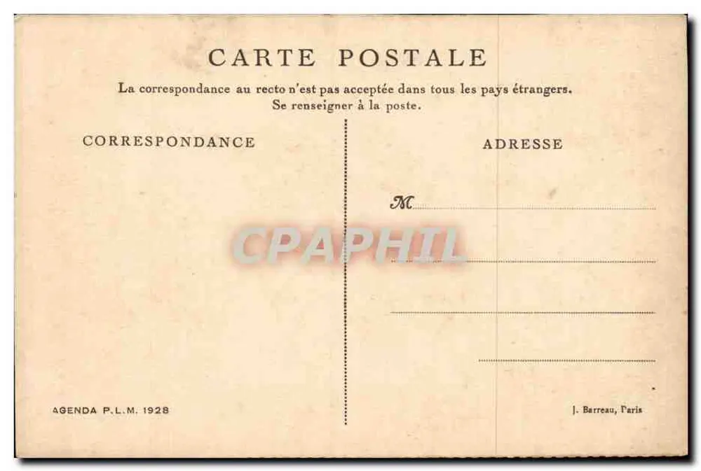 Ascensão do Monte Branco — Agenda P.L.M. 1928 — Editor É. Fairraz - Verso
