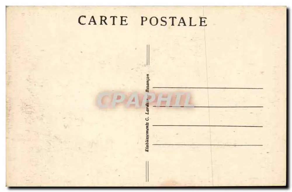 Belfort — Castelo e Leão — Editor C.-L.-B. - Verso
