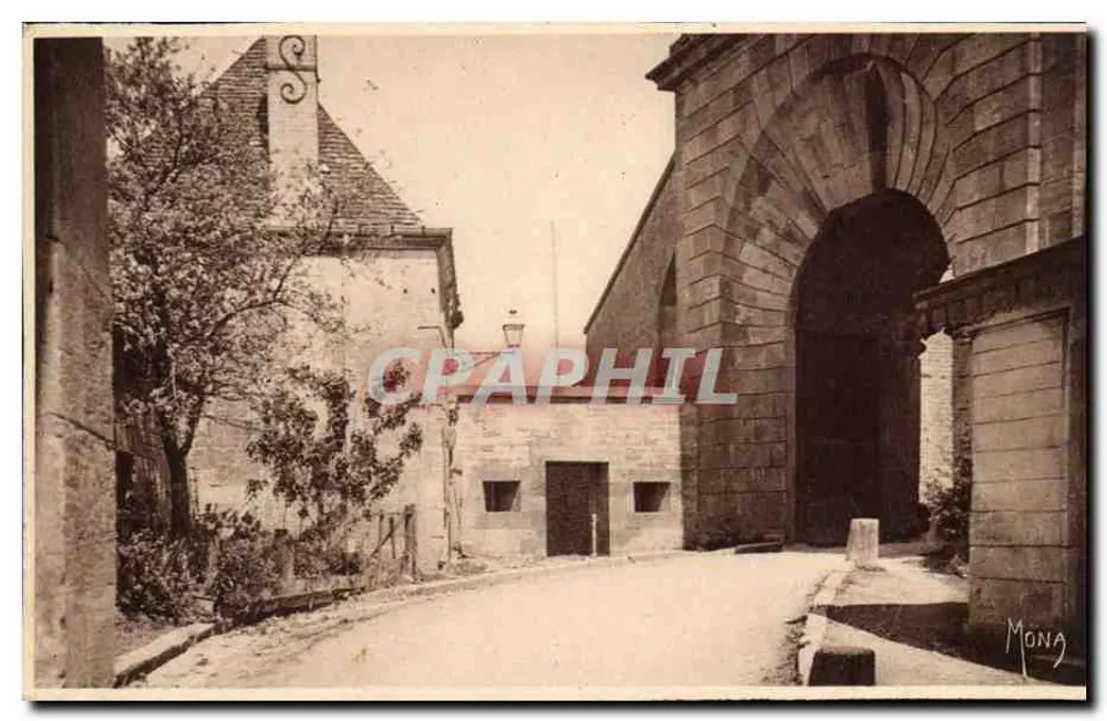 Tor der Stadtverwaltung — Langres — Kunstausgabe Mona - Vorderseite