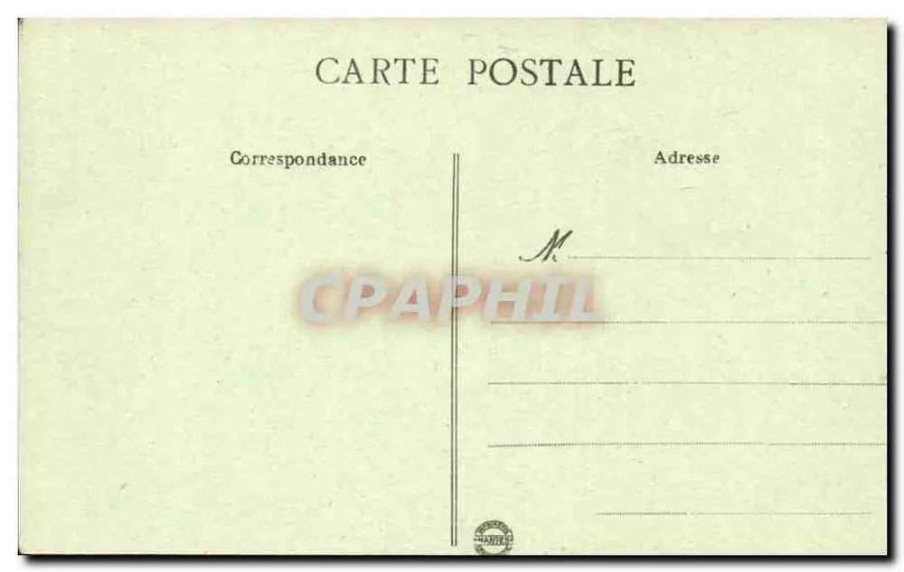 Reims - Place du Parvis - Buraco de obus — A Guerra 1914-18, L. C. H. - Visé, Paris - Verso