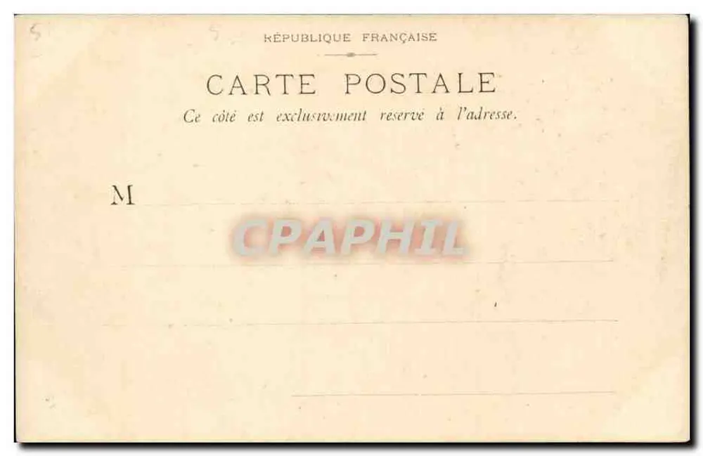 Reims, a Porta de Marte — vista das ruínas romanas — editor não identificado, número de série não visível - Verso