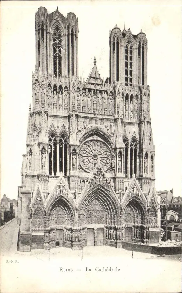 Reims — A Catedral — P.D.R. - Frente
